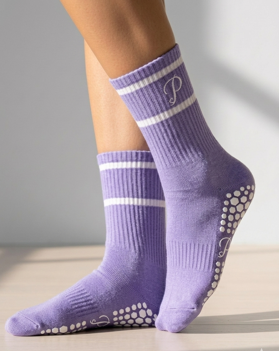 Pilosa Hoge Grip Sokken - Paars