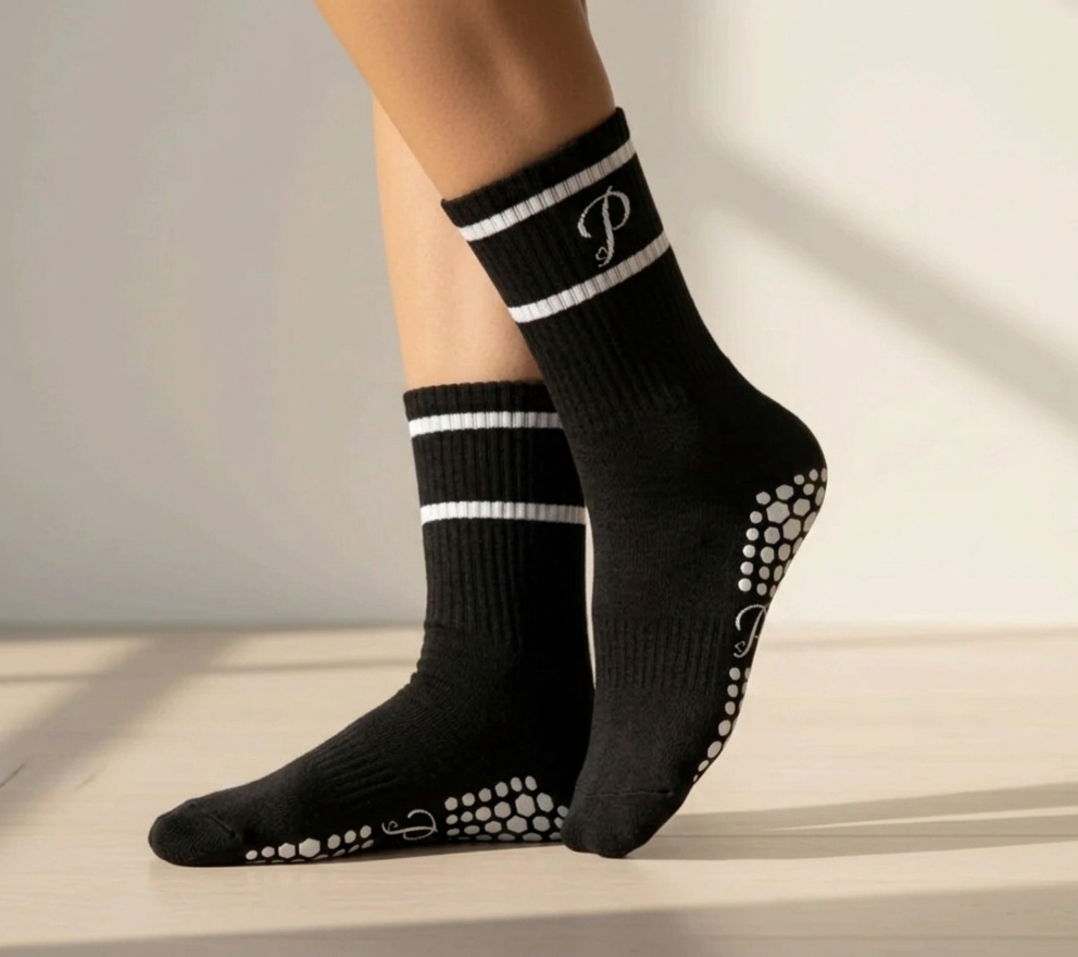 Pilosa Hoge Grip Sokken - Zwart