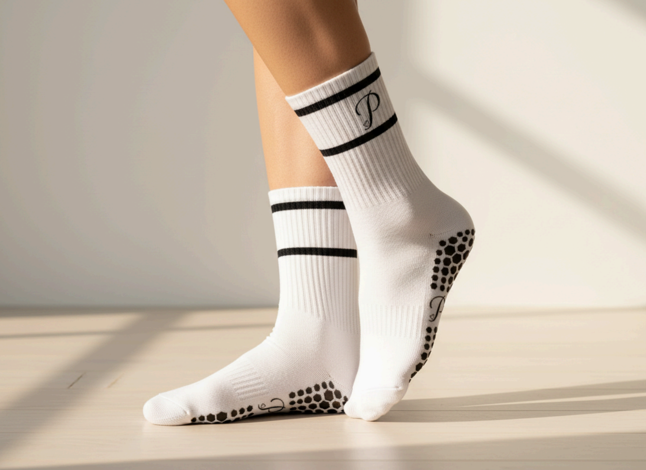 Pilosa Hoge Grip Sokken - Wit